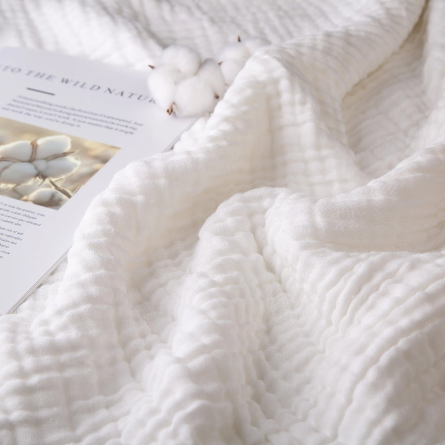 La Couverture en Mousseline – 100 % Coton Mousseline